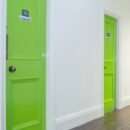 London Colney - A corridor in the accommodation building