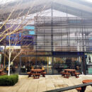 Outdoor space in front of the Dining Hall