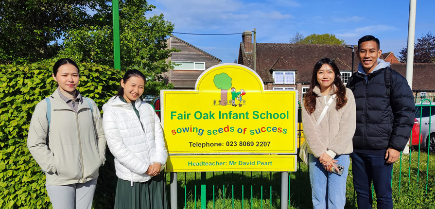 Teachers from Thailand visiting Fair Oak Infant School