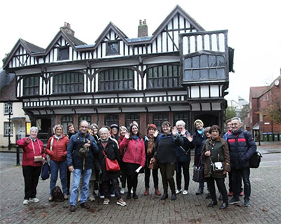 French group outside Tudor House