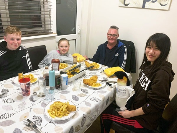 fish and chips dinner