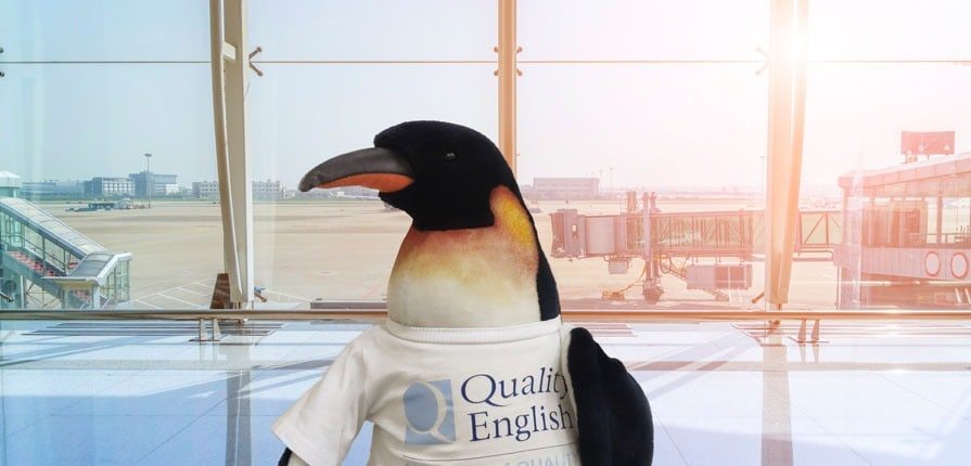 Quentin at the airport
